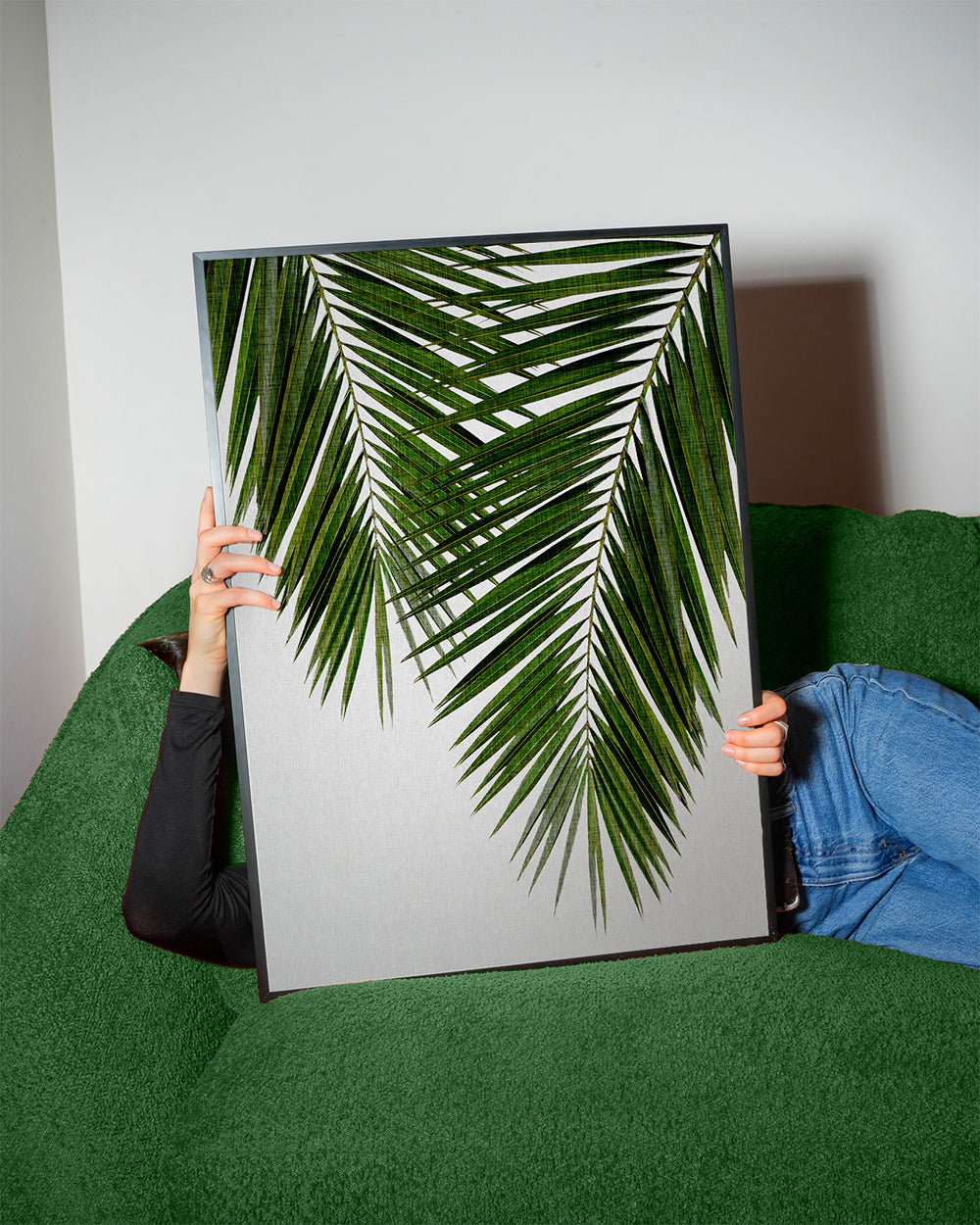 Botanický plakát palmový list
