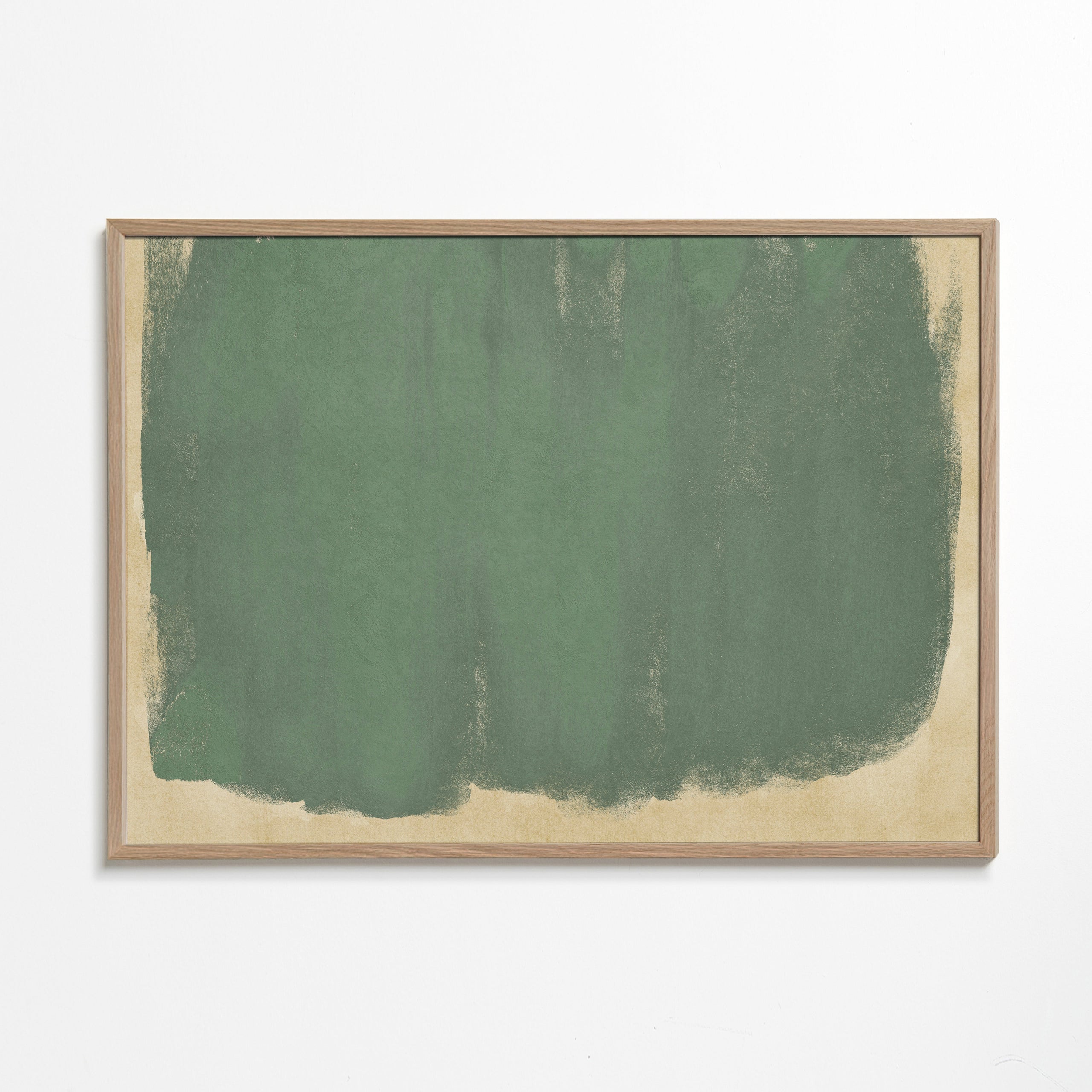 Minimalistický zelený obraz