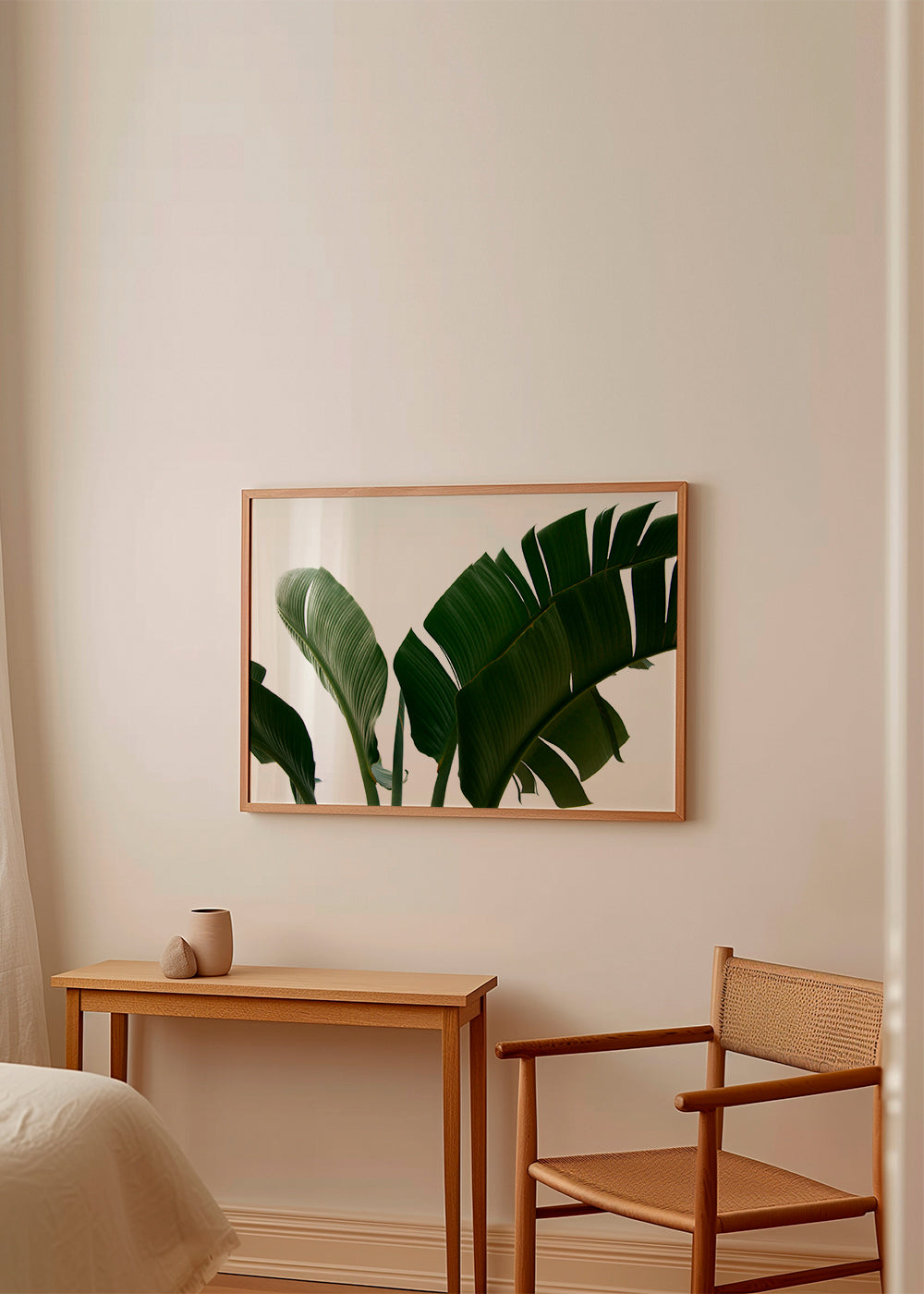 Botanický plakát palmové listy