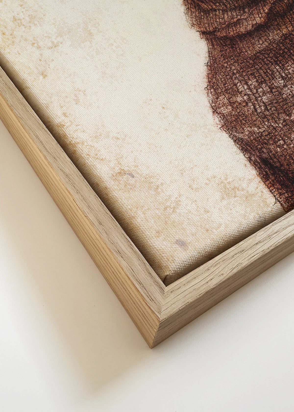 Thinking Wild - Framed canvas detail