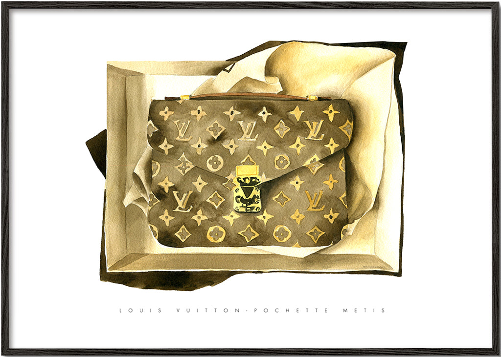 Ilustrace kabelky Louis Vuitton