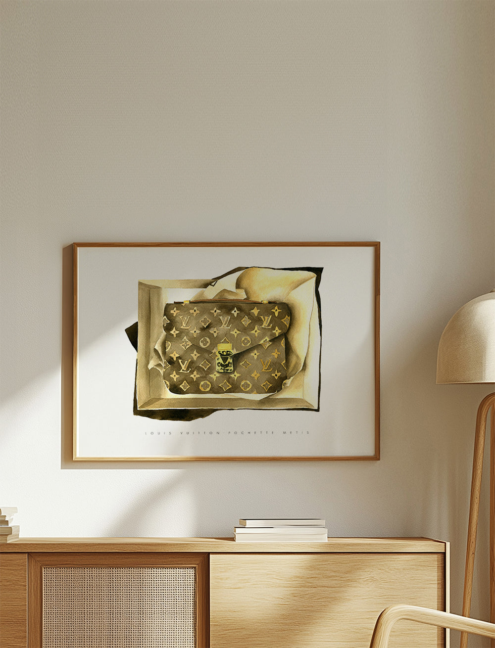 Ilustrace kabelky Louis Vuitton