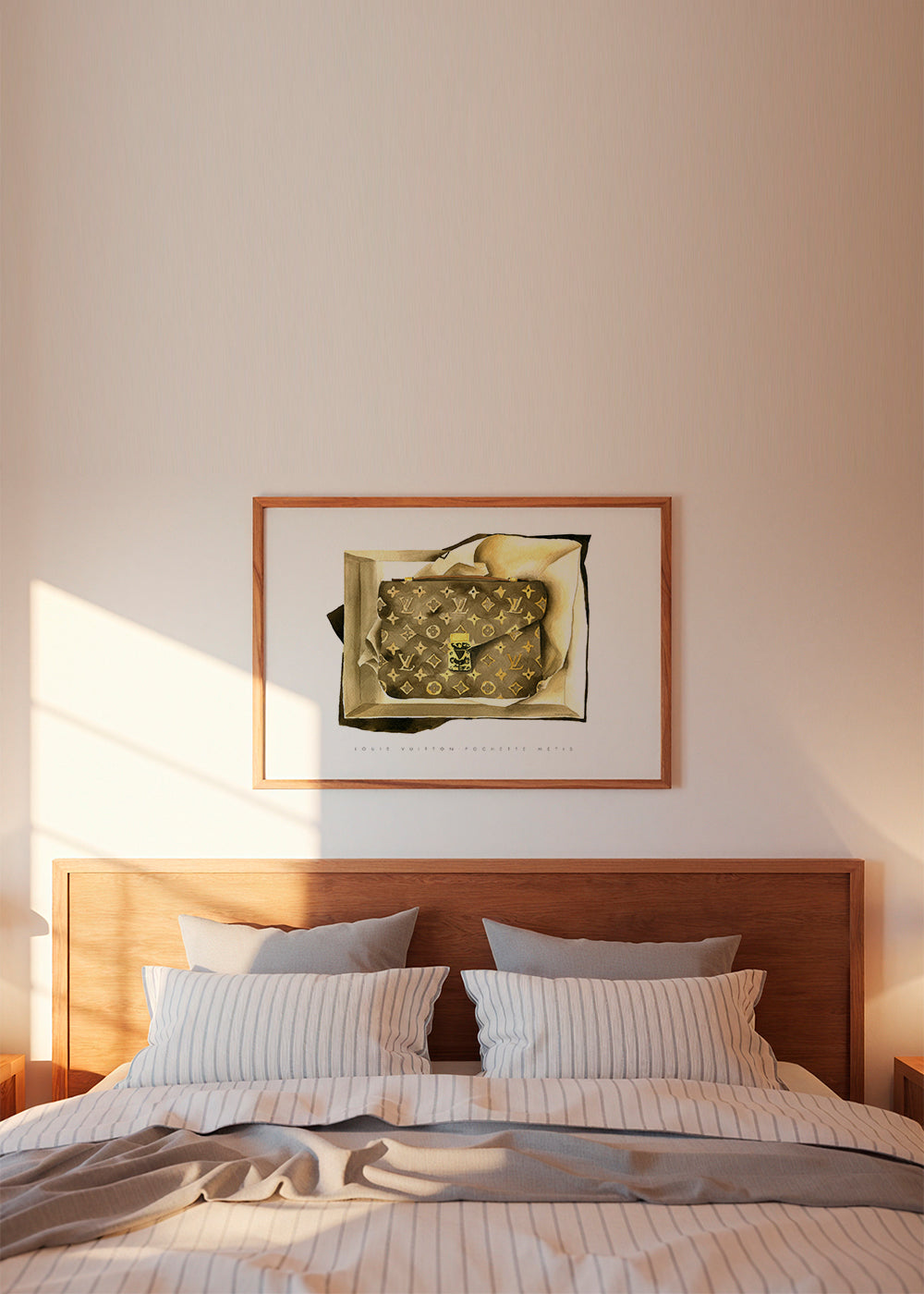 Ilustrace kabelky Louis Vuitton
