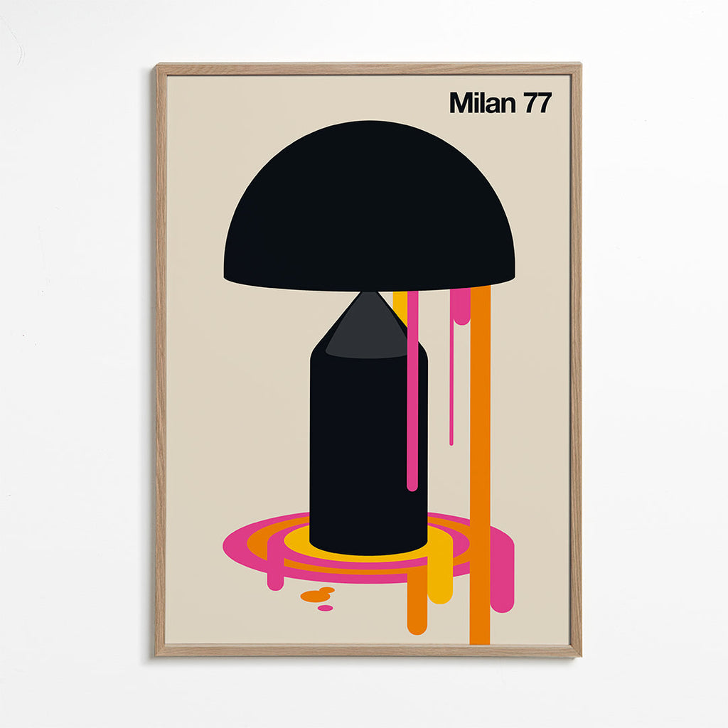 Geometrická ilustrace Milan 77