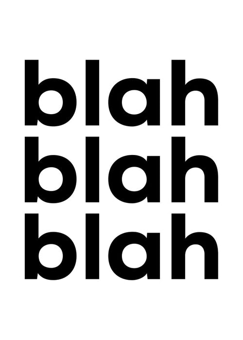 Ilustrace typografie s opakovaným textem