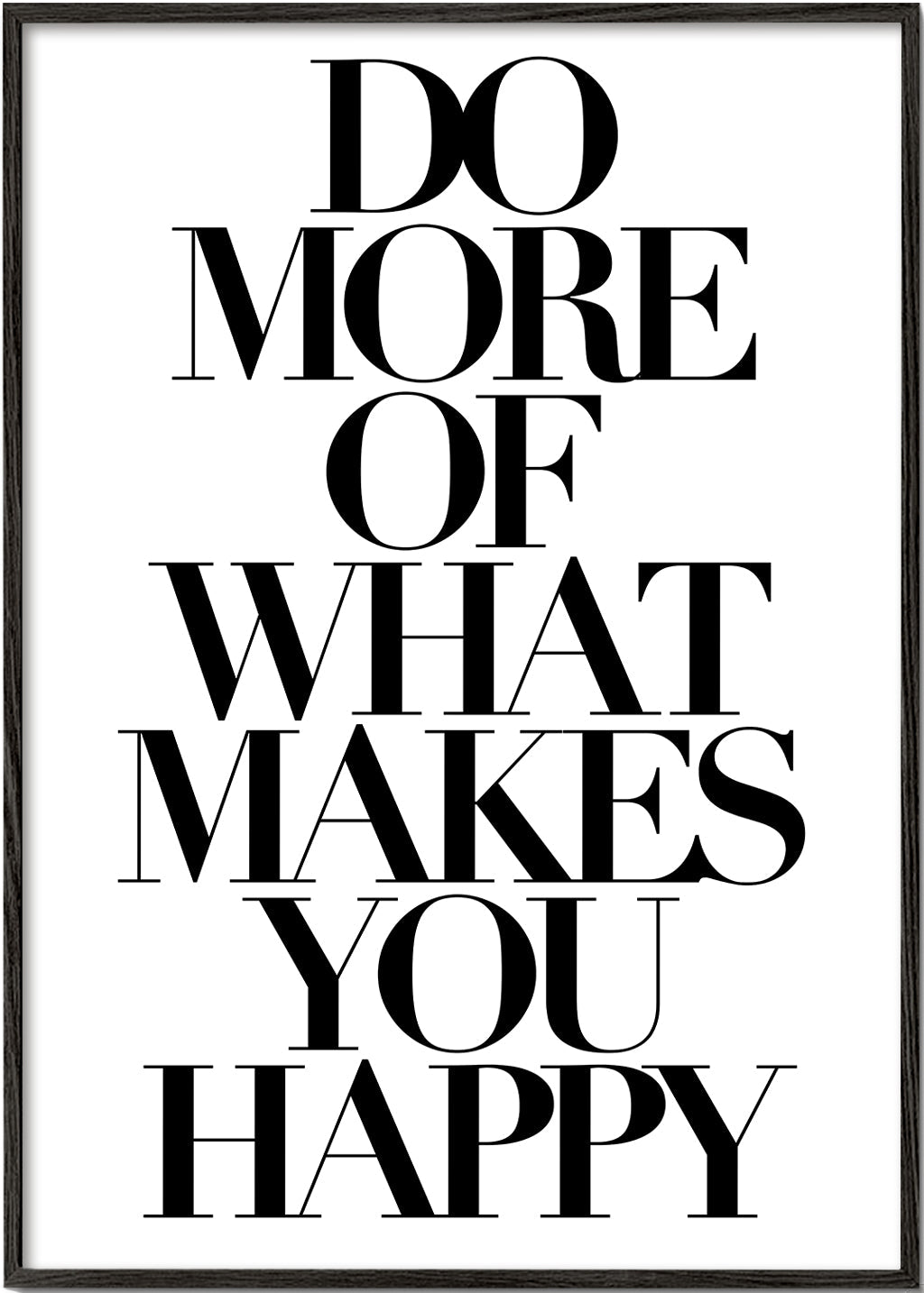 Černobílá typografie motivační