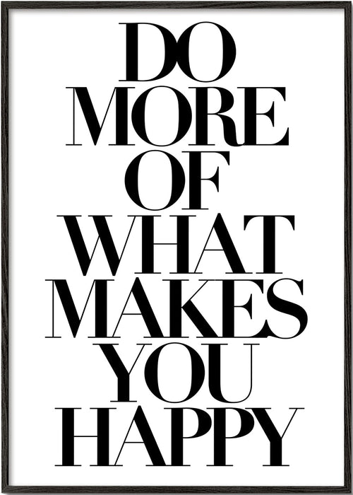 Černobílá typografie motivační