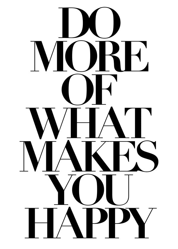 Černobílá typografie motivační