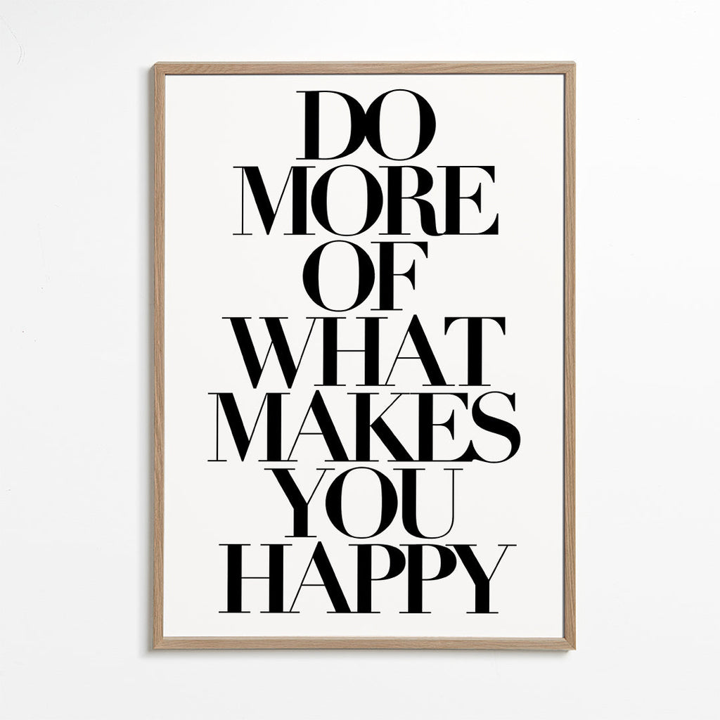 Černobílá typografie motivační