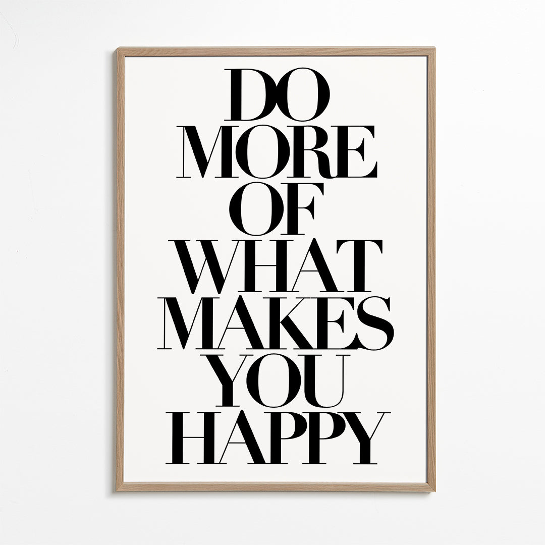 Černobílá typografie motivační