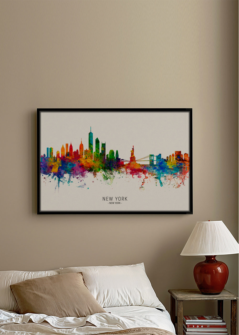 Cestovatelský plakát: New York akvarel