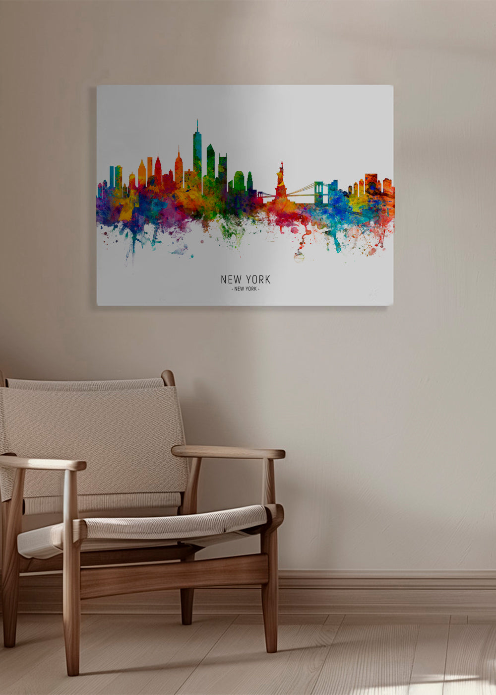 Cestovatelský plakát: New York akvarel