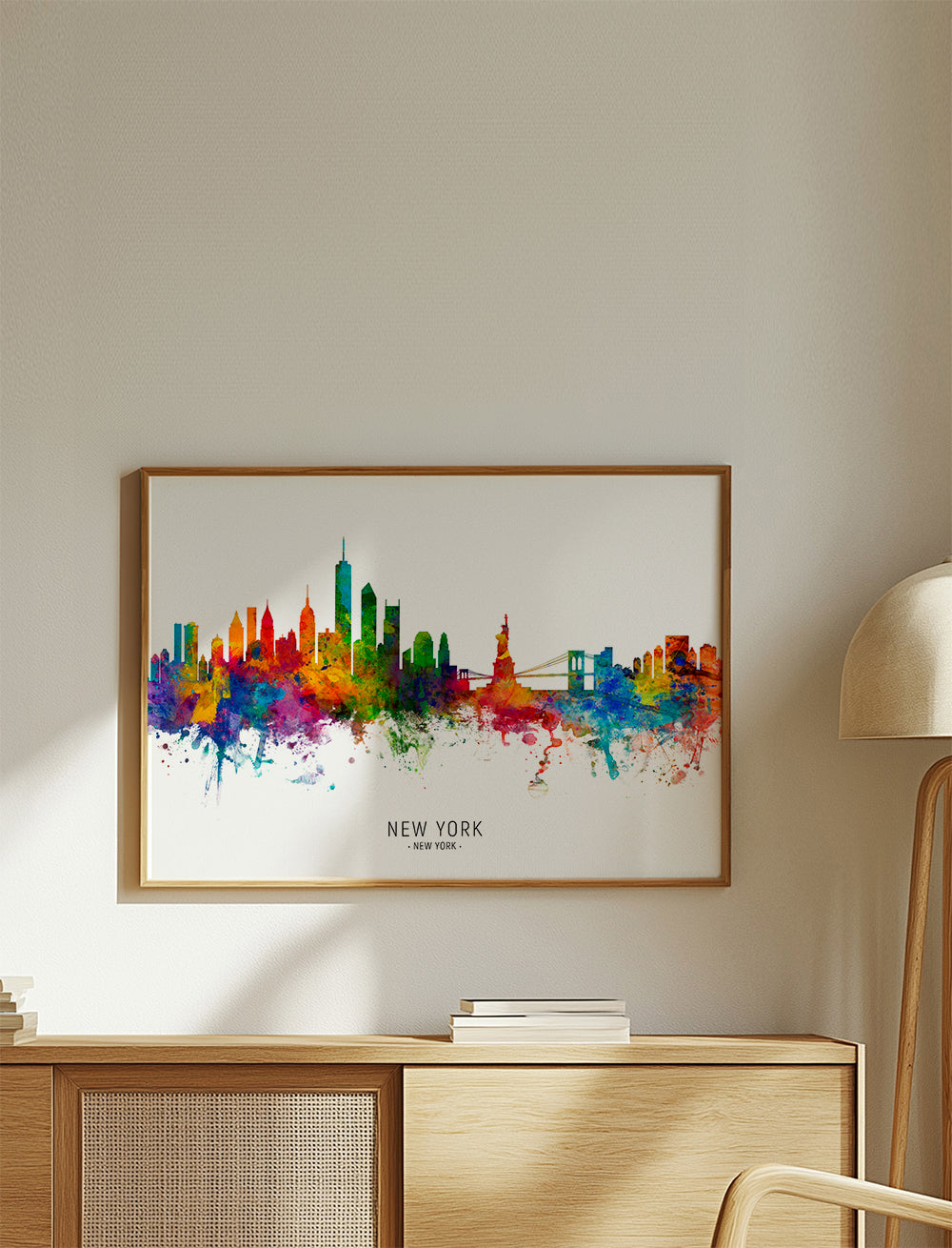 Cestovatelský plakát: New York akvarel