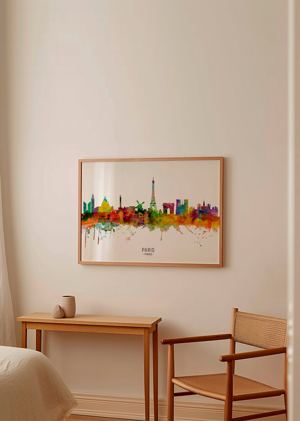 Obraz města: Pařížské panorama v akvarelu