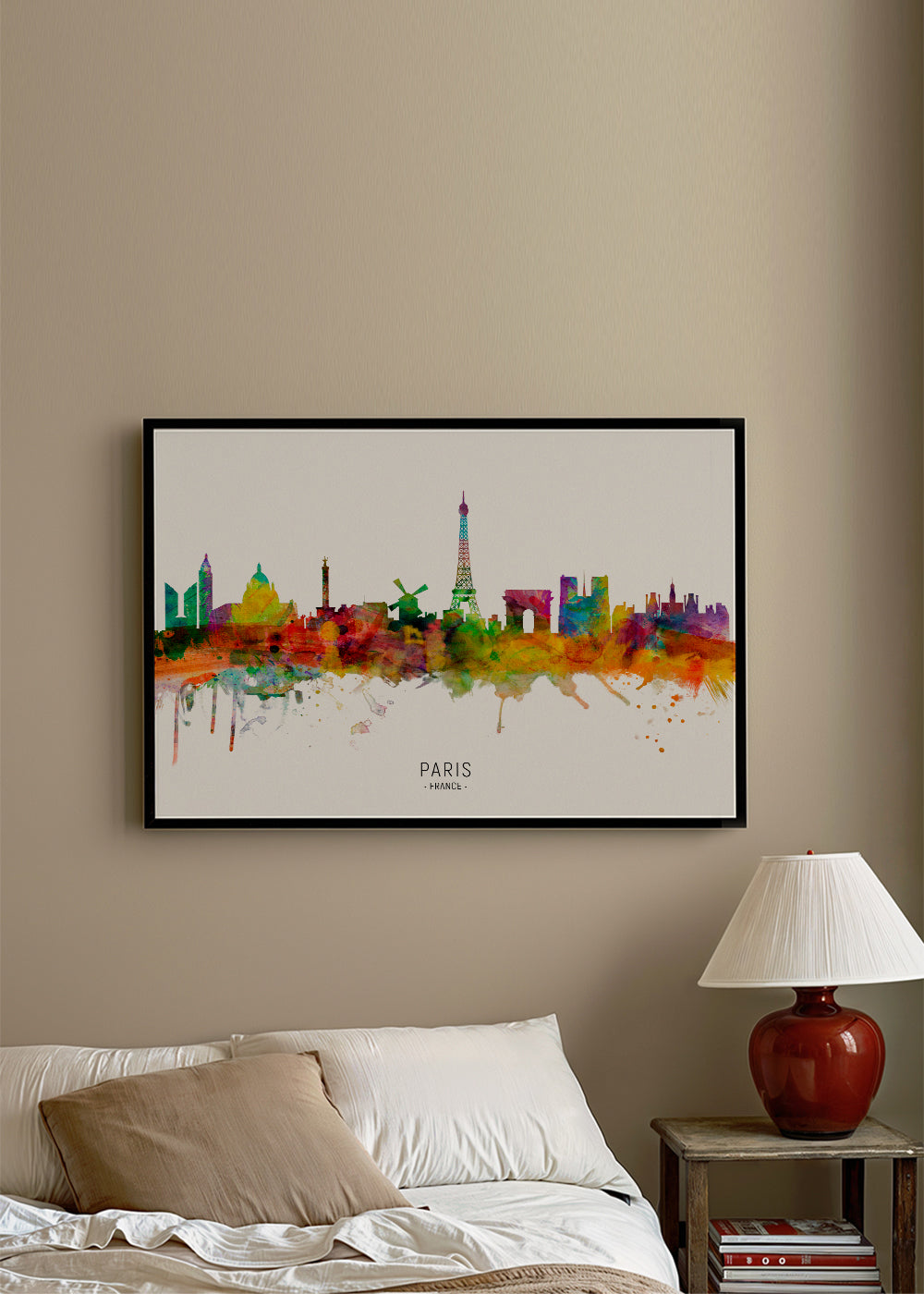 Obraz města: Pařížské panorama v akvarelu