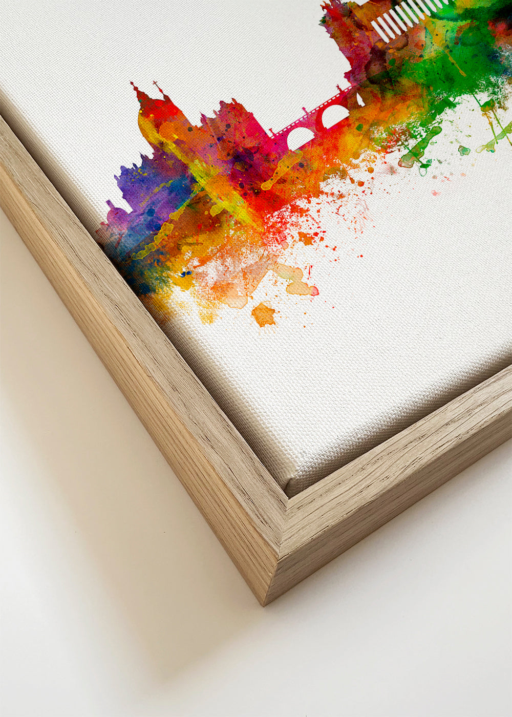 Cestovatelský plakát: Řím akvarelový panoráma