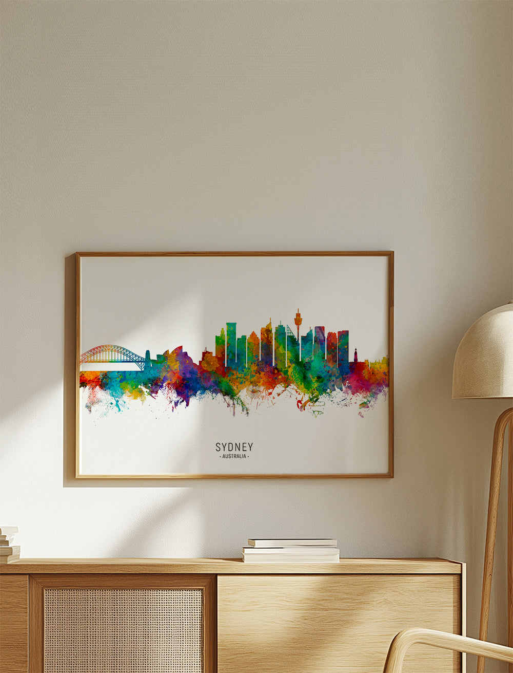 Obraz do kuchyně: Sydney skyline akvarel multicolor