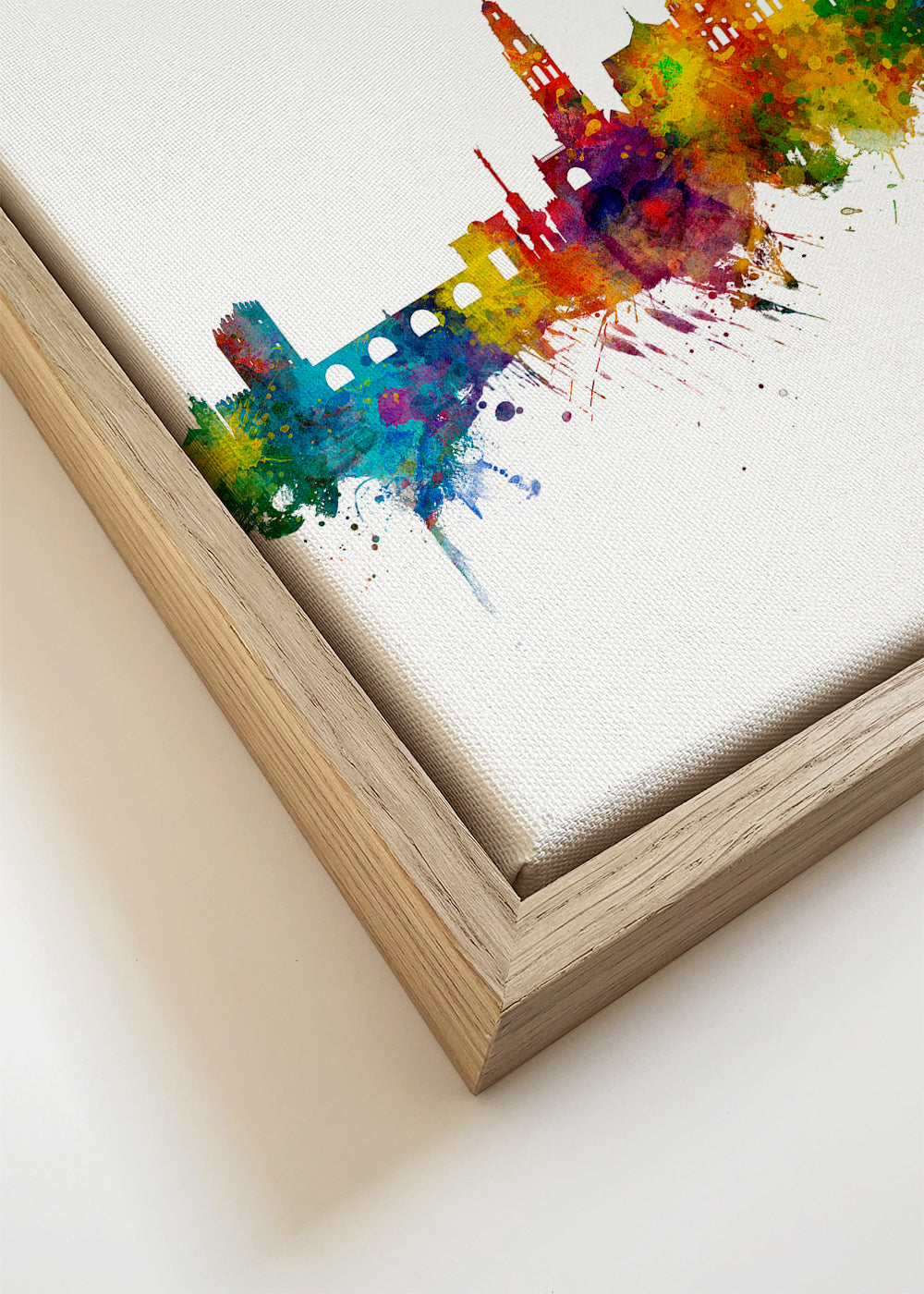 Obraz do kuchyně Córdoba skyline akvarel multicolor