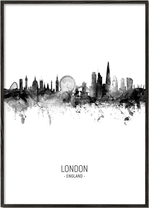 Obraz cestování Londýn skyline v inkoustu