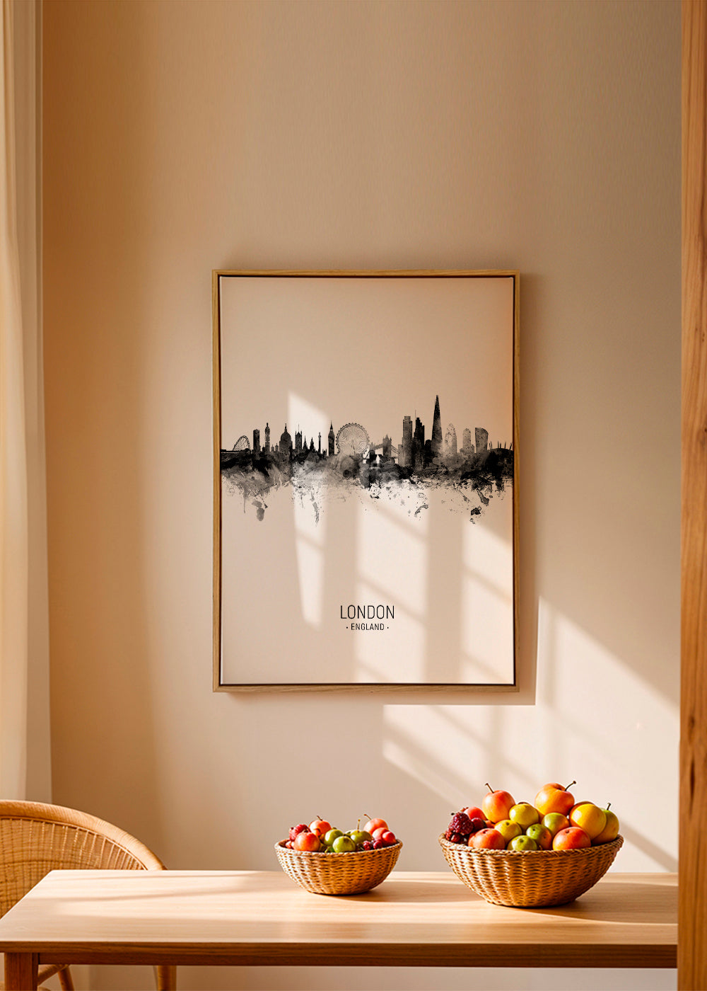 Obraz cestování Londýn skyline v inkoustu