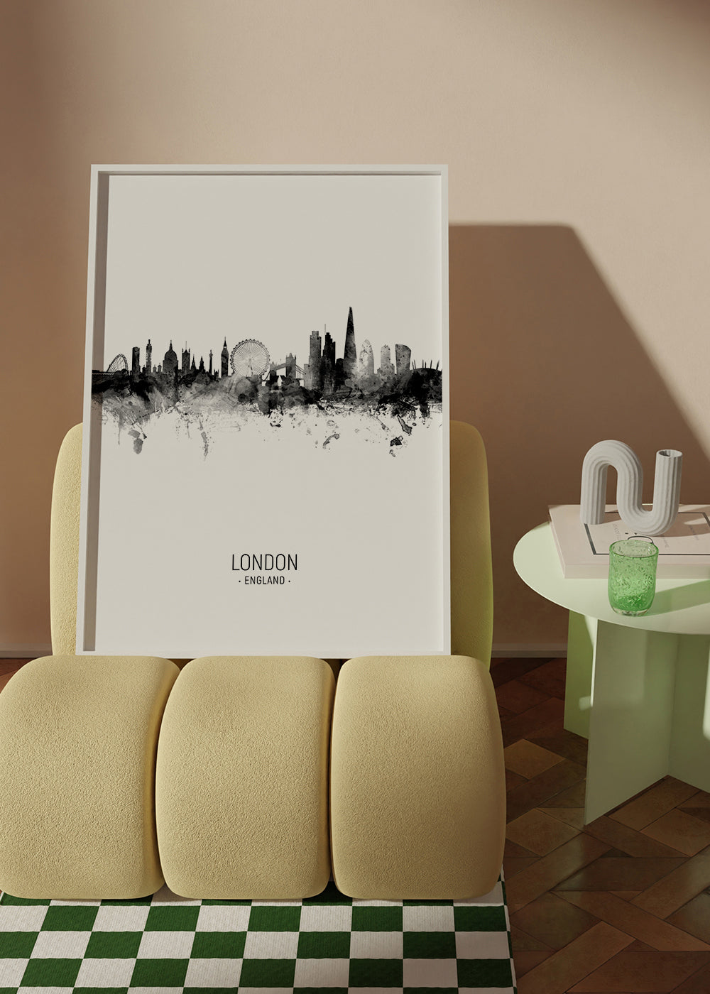 Obraz cestování Londýn skyline v inkoustu