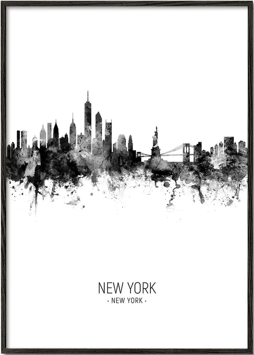 Obraz do kuchyně: New York skyline v inkoustu