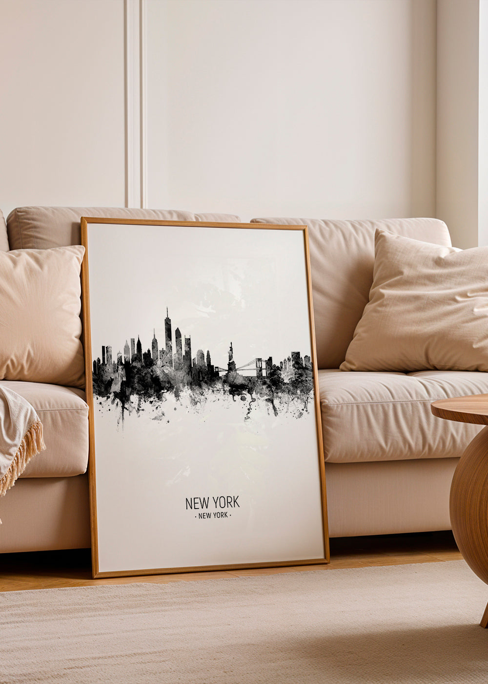 Obraz do kuchyně: New York skyline v inkoustu