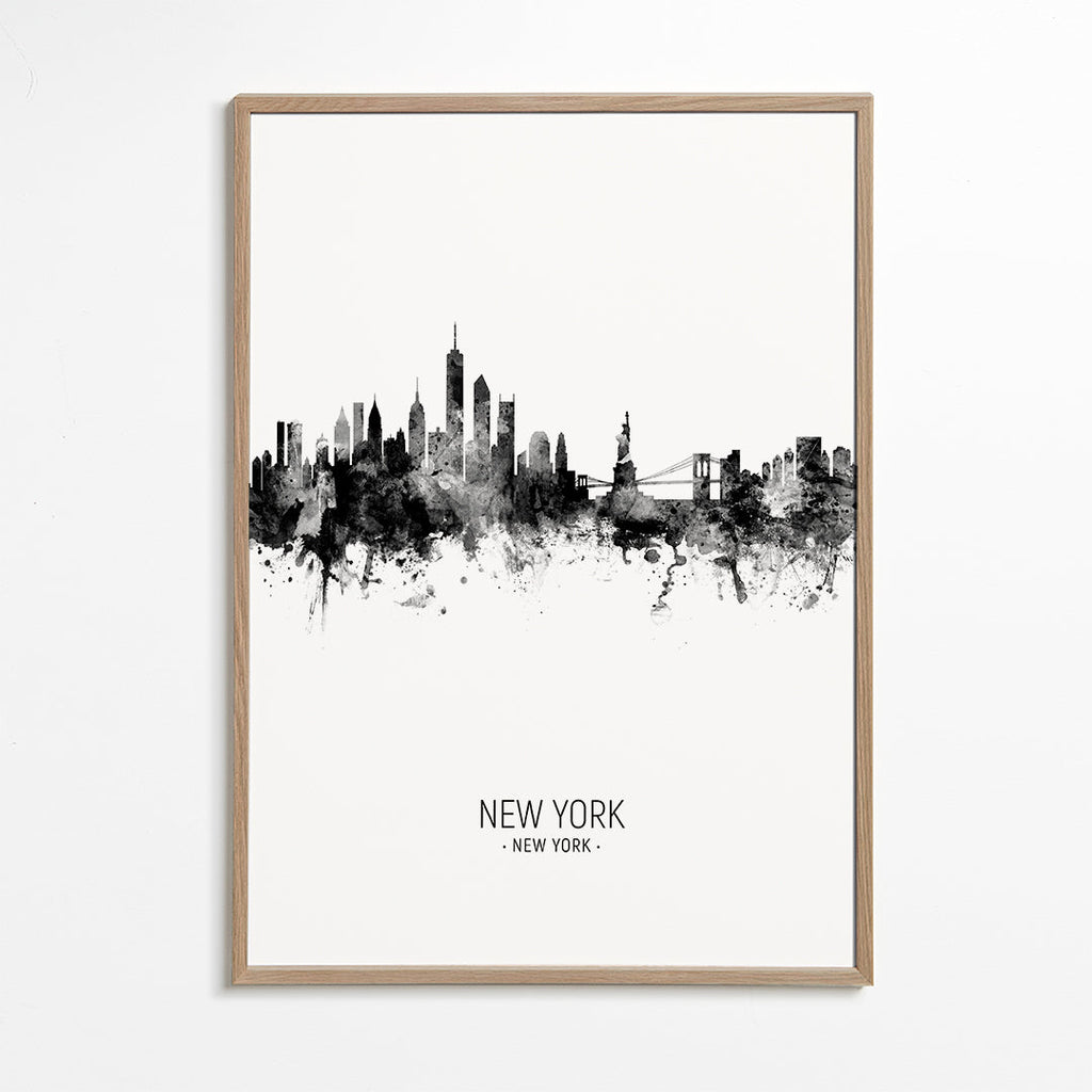 Obraz do kuchyně: New York skyline v inkoustu