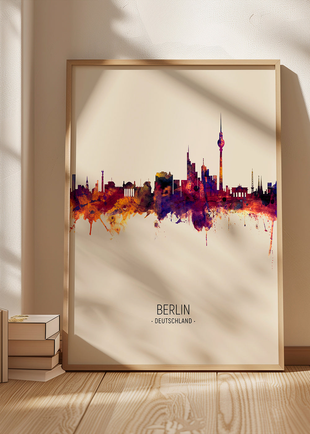 Obraz města Berlín v akvarelu