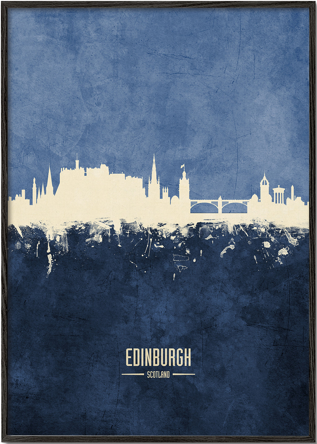 Obraz do kuchyně: Panorama Edinburgh v modrém