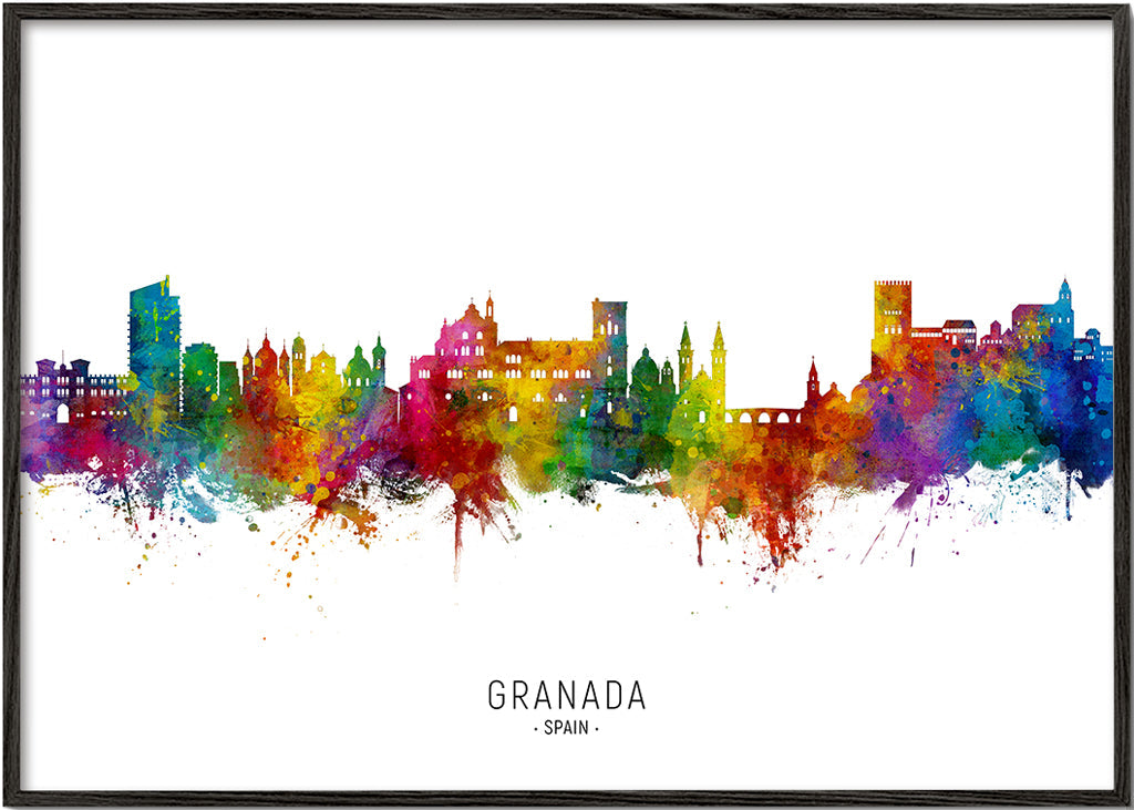 Obraz do kuchyně Granada barevné panorama
