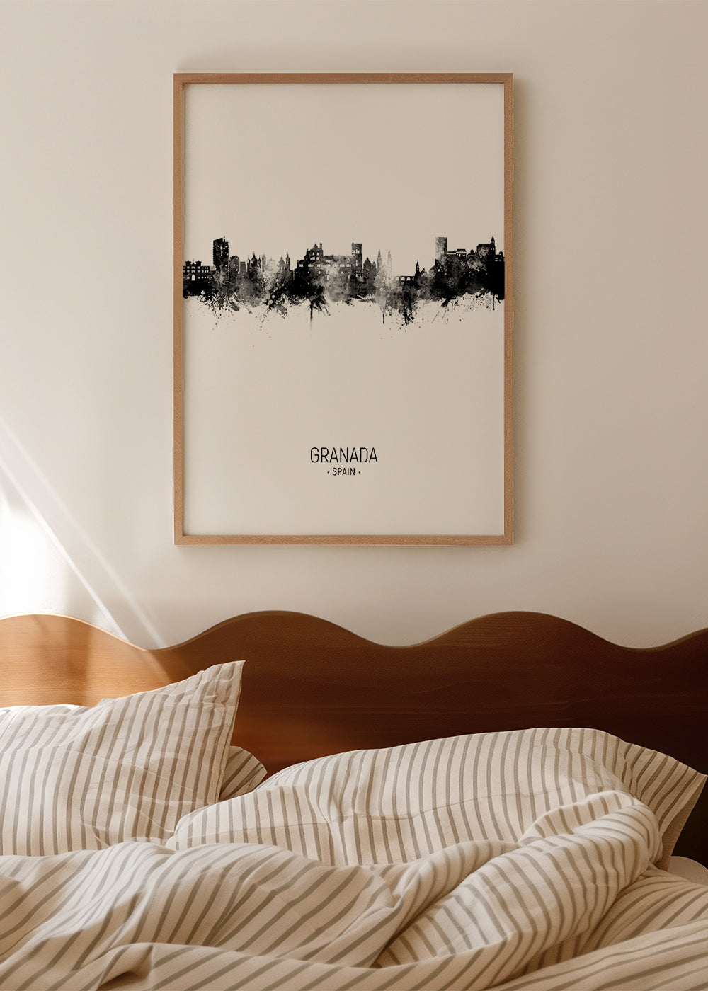Obraz do kuchyně Granada skyline inkoust