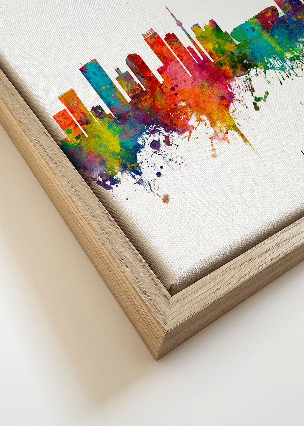 Obraz města Johannesburg skyline akvarel