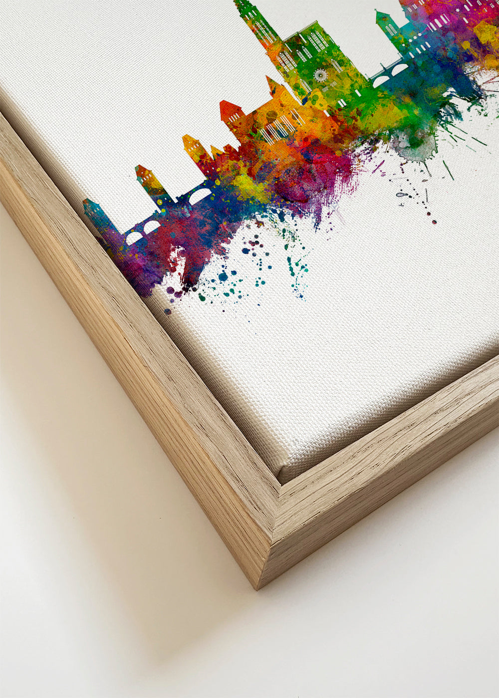 Obraz města Strasbourg barevná skyline