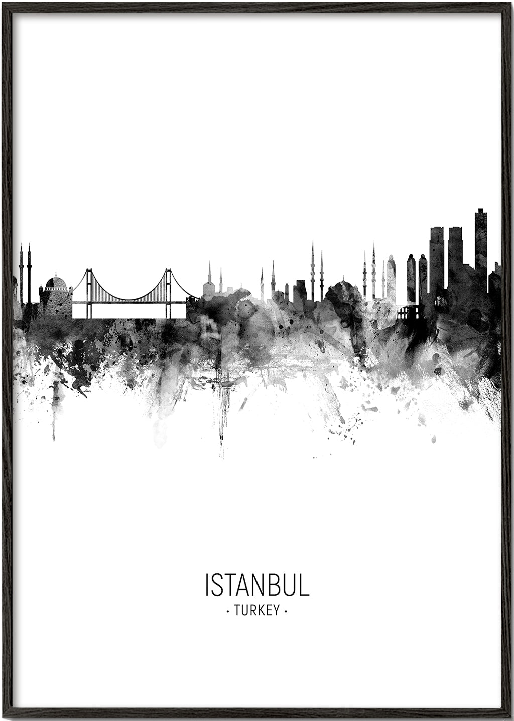 Tableau de voyage: Istanbul panorama v inkoustu