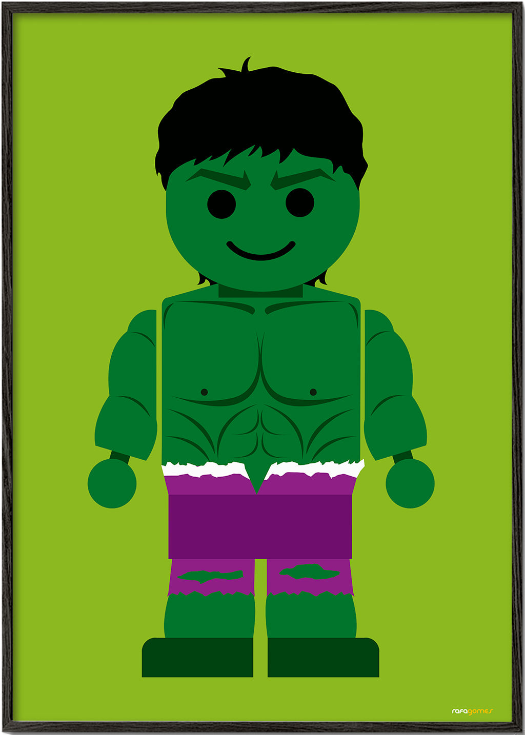 Plakát pro děti Hulk hračka
