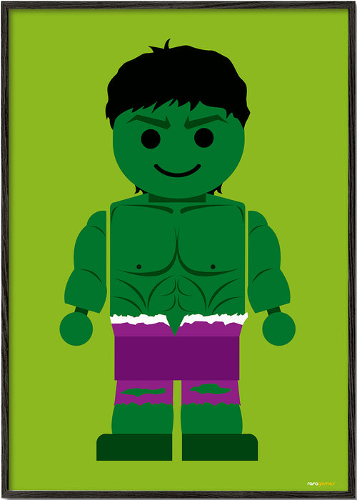 Plakát pro děti Hulk hračka
