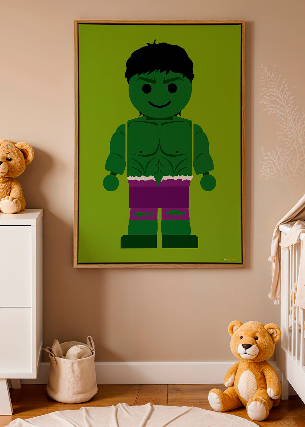 Plakát pro děti Hulk hračka