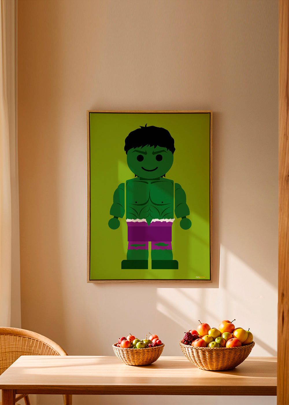 Plakát pro děti Hulk hračka