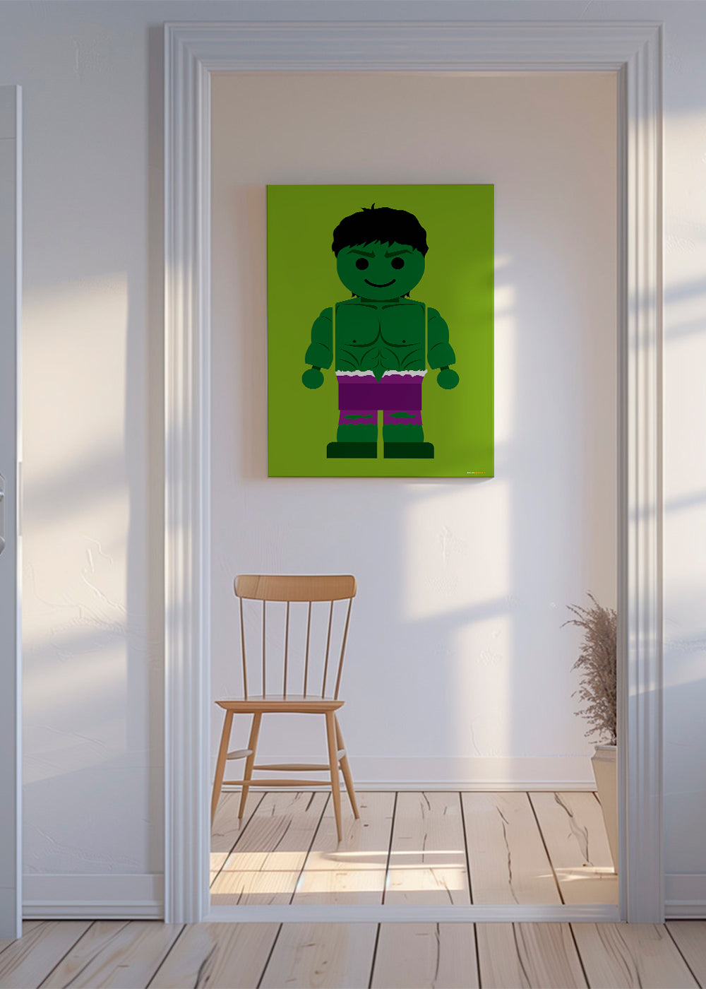 Plakát pro děti Hulk hračka