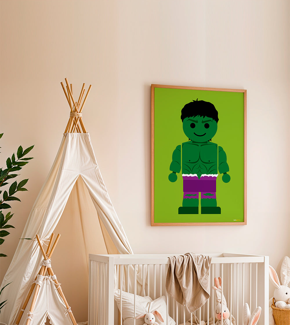 Plakát pro děti Hulk hračka