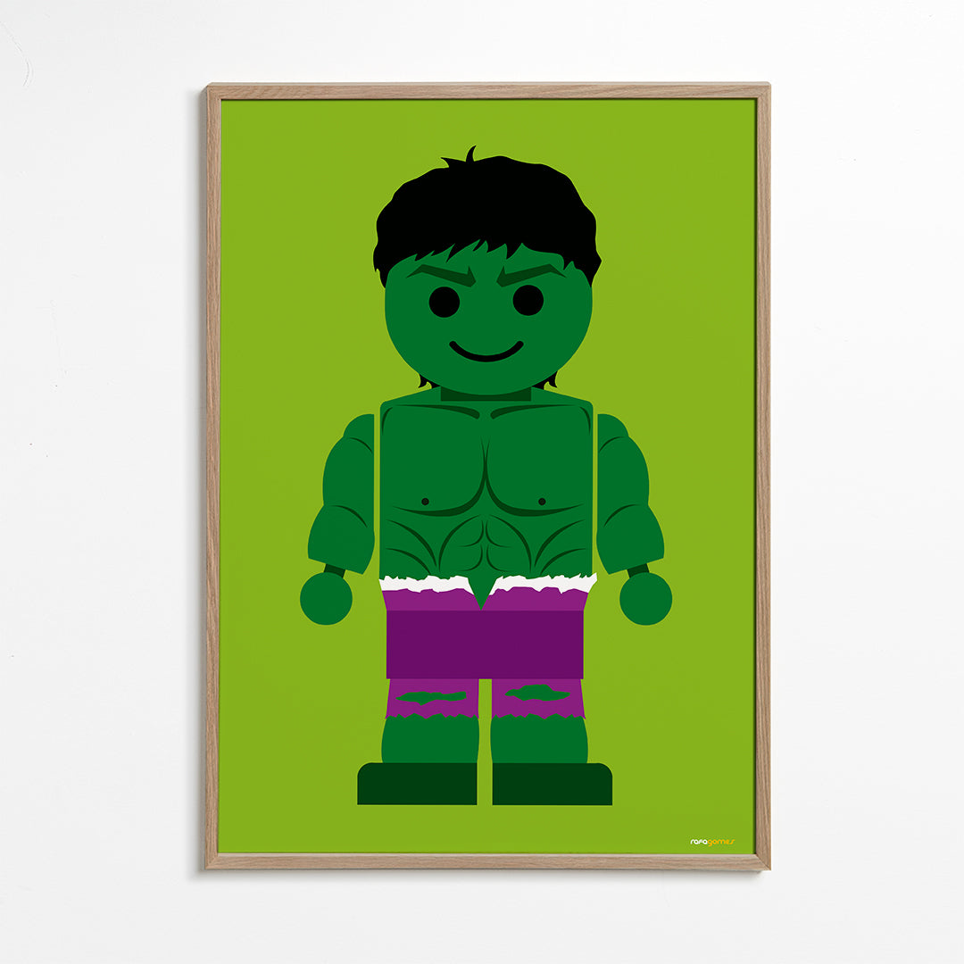 Plakát pro děti Hulk hračka