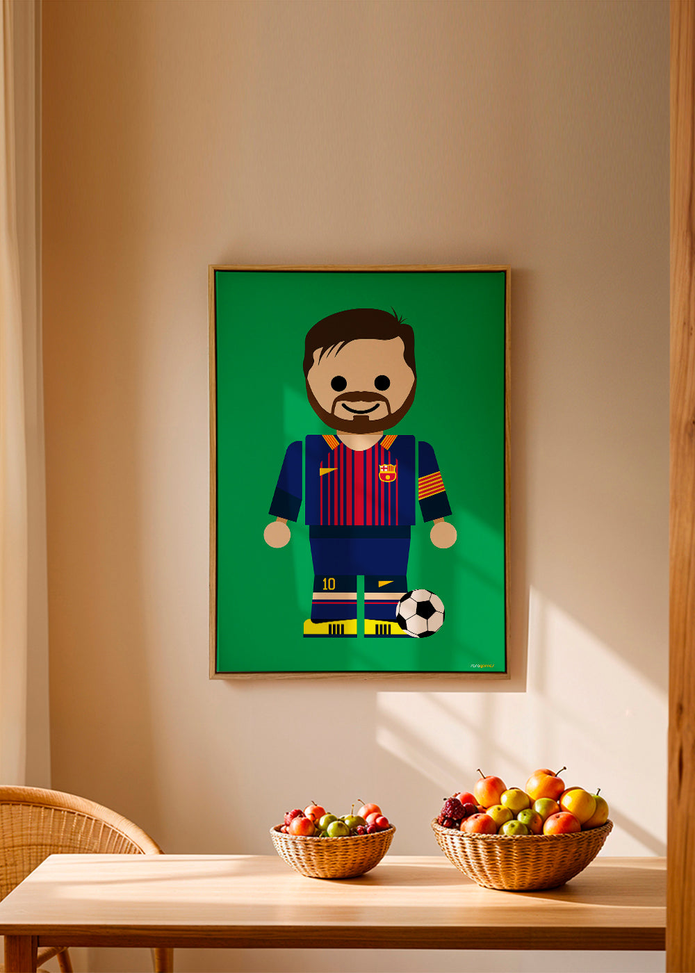 Sportovní obraz hračka fotbalista ilustrace