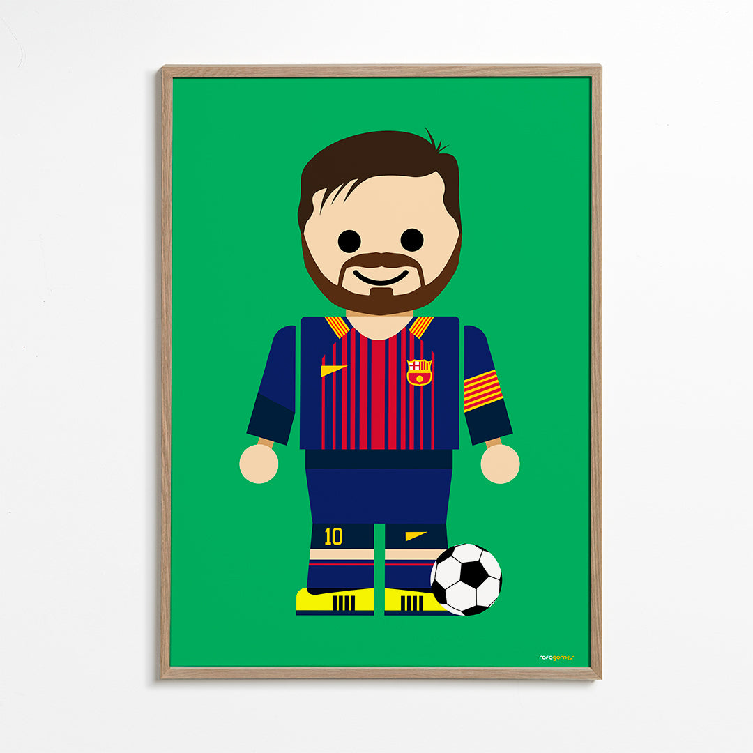 Sportovní obraz hračka fotbalista ilustrace