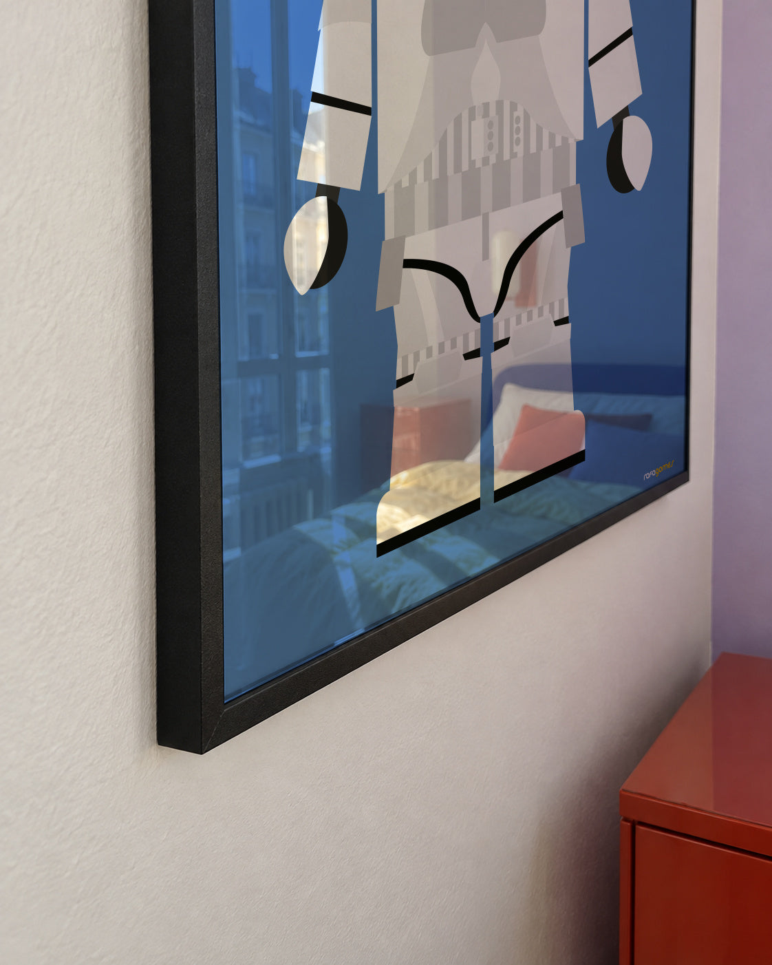 Toy Stormtrooper - Framed poster detail