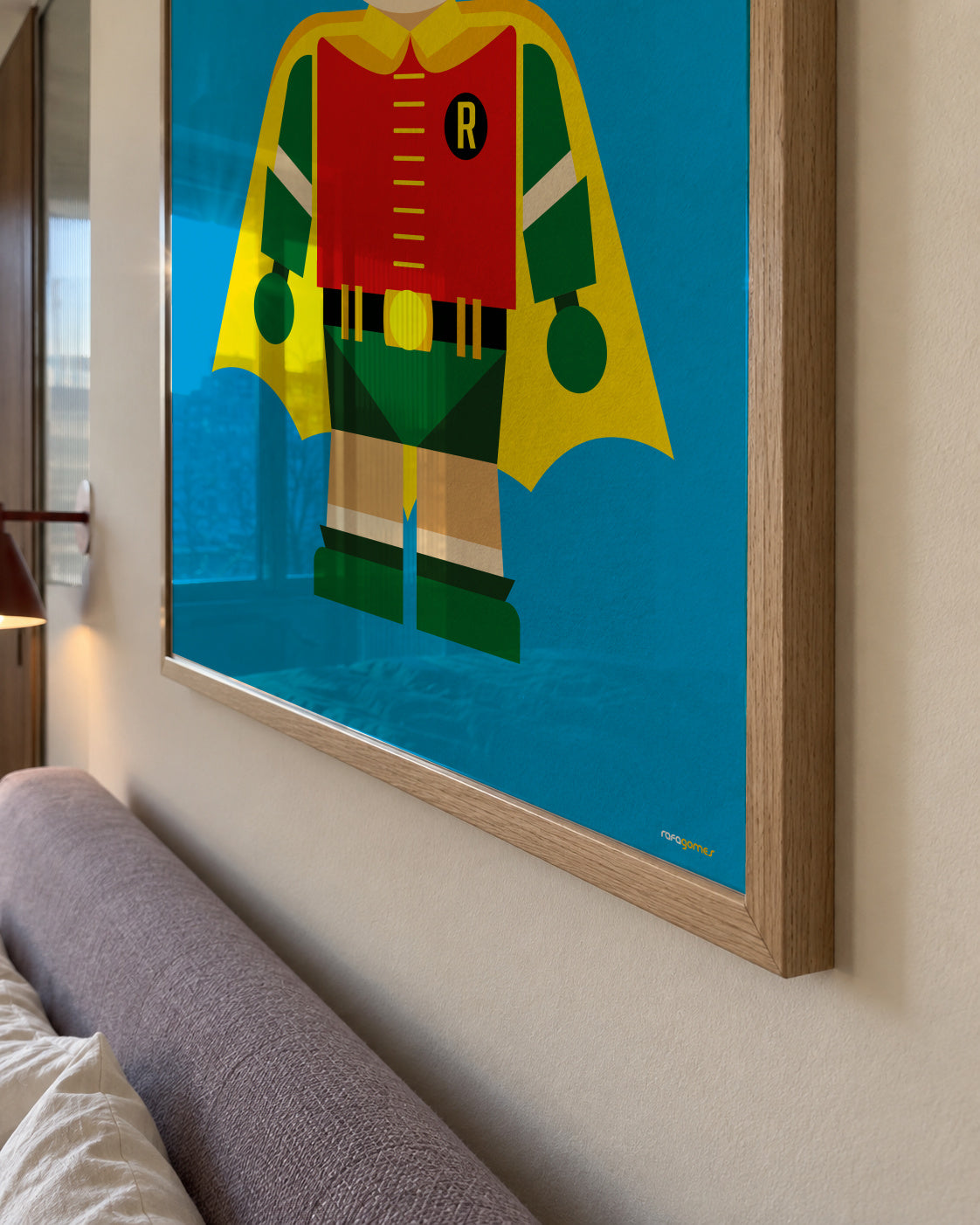 Toy Robin - Framed poster detail