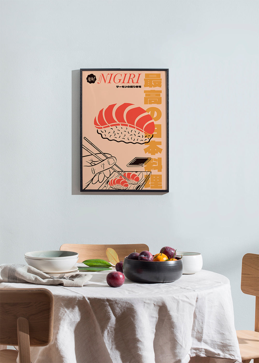 Obraz do kuchyně Nigiri s lososem