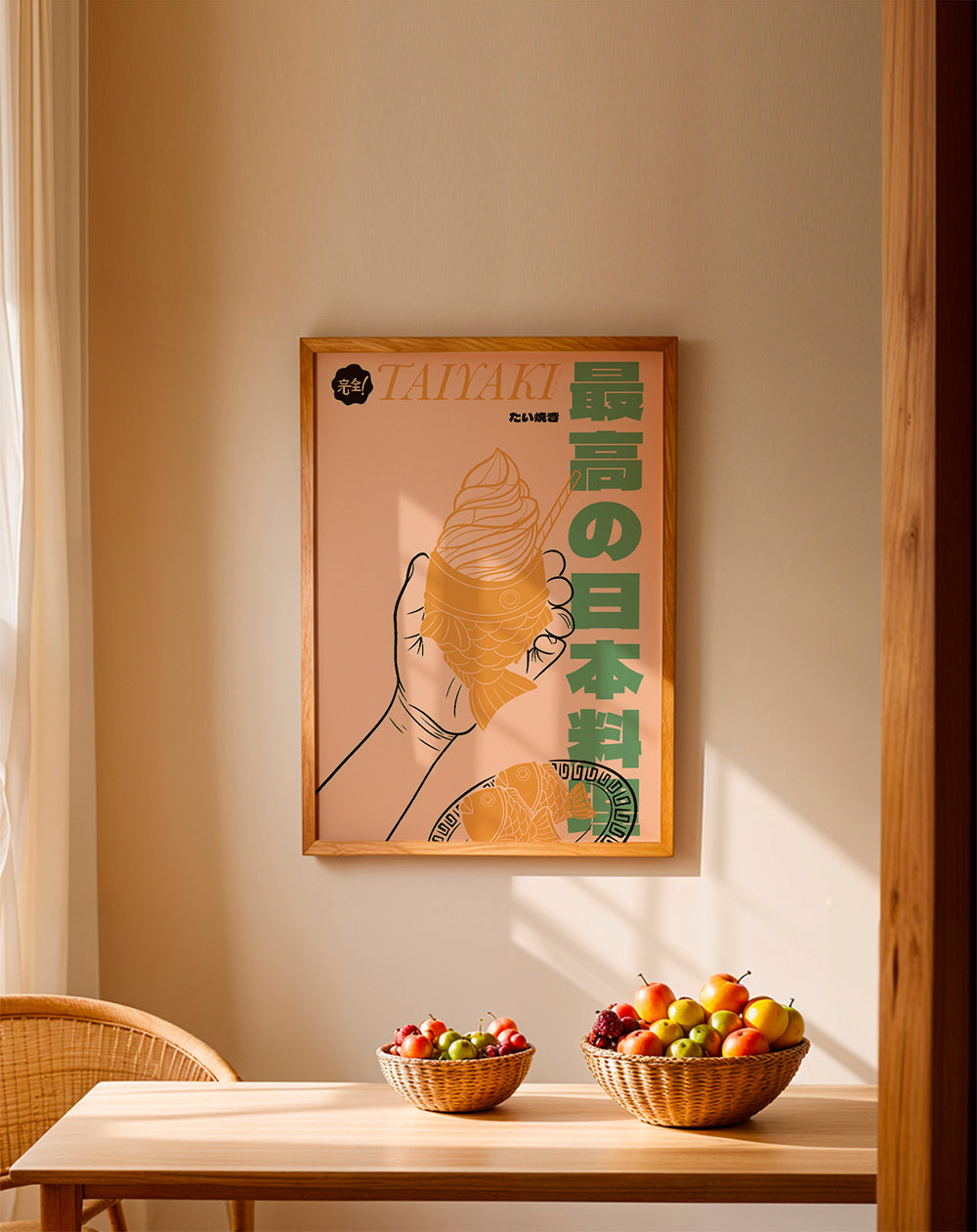 Obraz do kuchyně Ilustrace Taiyaki