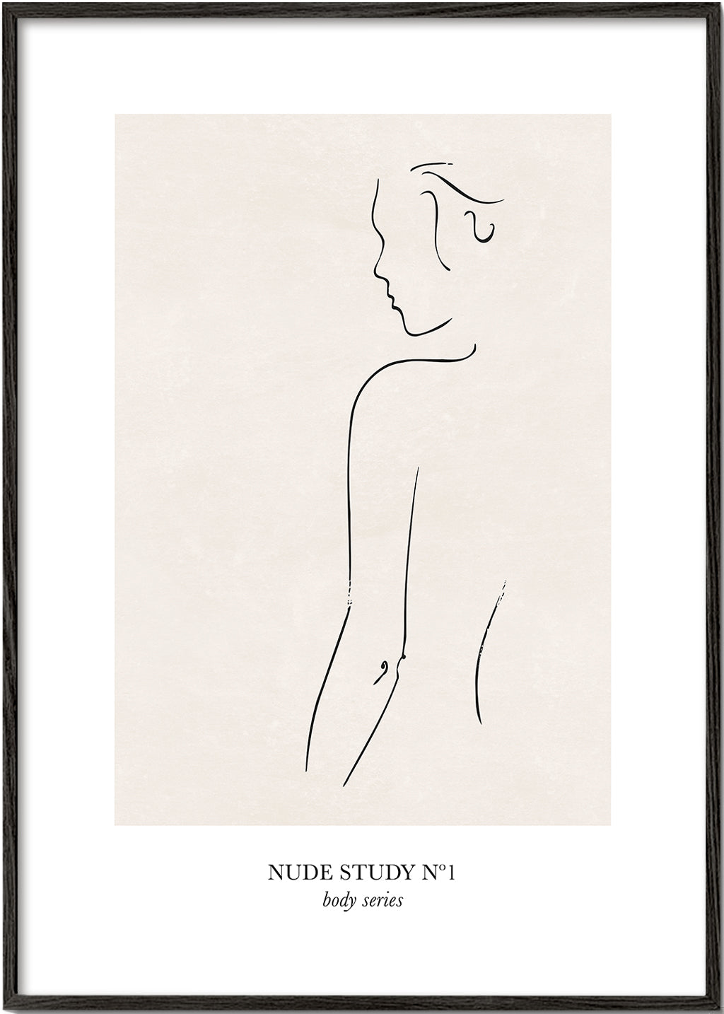 Ilustrace: Studie nahoty v liniích