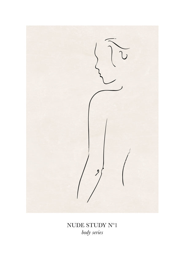 Ilustrace: Studie nahoty v liniích